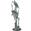 SPI Home Brass Sea Turtle Trio Seascape – 52" Tall Ocean-Inspired Floor Sculpture for Home or Garden - 2 of 4