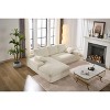 NicBex Modular Sectional Sofa L-Shaped Upholstered Couch for Living Room,Apartment,Office,No Assembly Require,2 PC Free Combination - 2 of 4