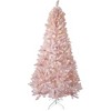 Prelit Artificial Tree with 250 Warm White LED Lights & 818 Branches,  Xmas Decoration for Living Room Hallway Office, 6.5 Ft - 2 of 4