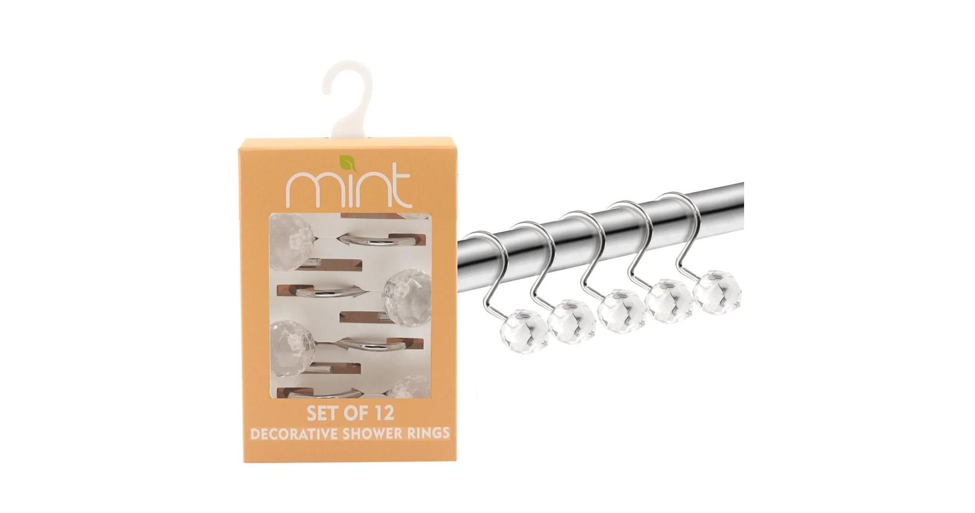 Shower Curtain Hook Rings (12-Pack)