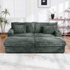 Polibi Oversized Double Chaise Lounge Sofa with Cup Holders and USB Ports - 2 of 4