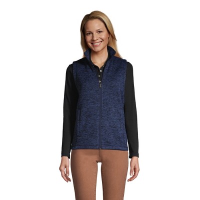 Lands' End Women's Sweater Fleece Vest