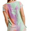 Women's Distressed Tie Dye Top - umgee - 2 of 4