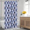 Moroccan Shower Curtain – Bathroom Decor (1-Pack, Machine Washable) - 3 of 4