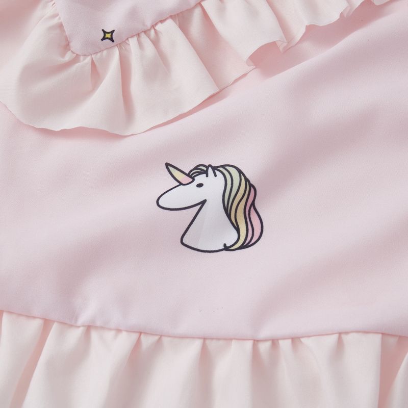 Rainbow Unicorn Kids Printed Bedding Set Includes Sheet Set by Sweet Home Collection™, 2 of 7