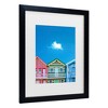 Trademark Fine Art Watson-Hall Beach Houses Costa Nova Beach Portugal Matted Framed Art - 3 of 4