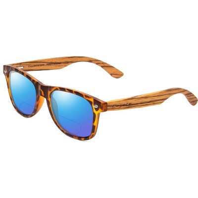 Coyote Eyewear Woodie Polarized Sun OR Bi-Focal Sunglasses