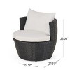 3-Piece Patio Set Table And Chairs,  Modern Patio Chairs With Seat And Back Cushions, Wicker Chairs With Coffee Table-Cuddlewood - 4 of 4
