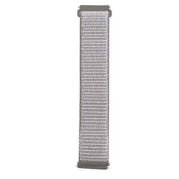 Insten Nylon Watch Band Compatible with Fitbit Versa, Versa SE, Versa Lite, and Versa 2, Fitness Tracker Replacement Bands for Men, Women, Gray