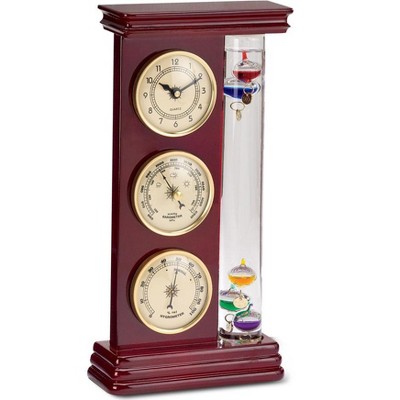Wind & Weather Galileo Weather Station with Clock, Barometer and Thermometer