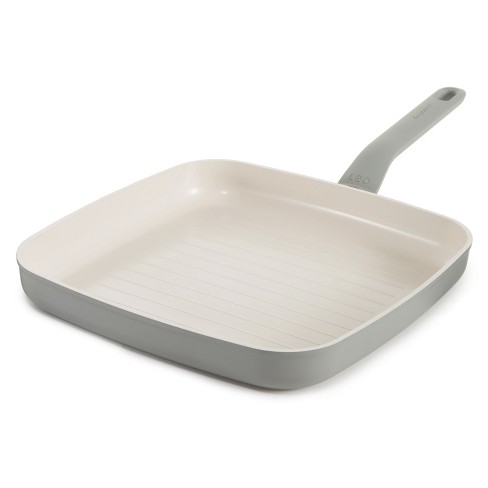 BergHOFF DiNA Helix Recycled Aluminum Nonstick Ceramic Grill Pan, 10.25