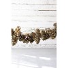 Rustic Pinecone Garland with Sage Green Accents Set of 6 by Kalalou - 3 of 3