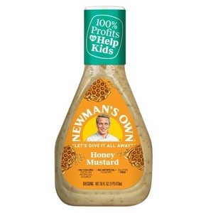 Newman's Own Honey Mustard Dressing, 16 oz Bottle (Pack of 2) - 1 of 1
