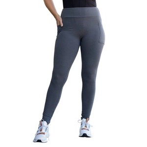 Women's Full Length Leggings with Pockets - Julia Rose - 1 of 4