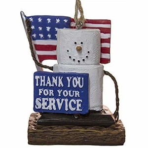 Ganz S'mores Resin Holiday Ornament, Thank You For Your Service - 1 of 1