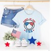 Simply Sage Market Women's Party In The USA Smiley Face Short Sleeve Graphic Tee - 2 of 2