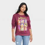 Women's The Flintstones Graphic Sweatshirt - Burgundy