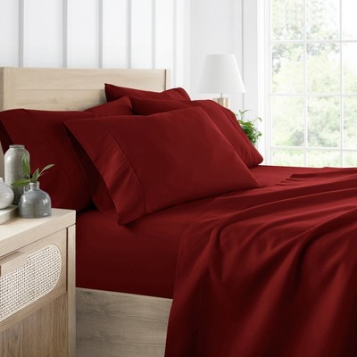 Solid 6 Piece Sheet Set - Ultra Soft, Easy Care - Becky Cameron (Extra Pillow Cases!)