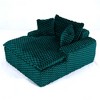 51" Turtle Fleece Single Sofa with Pillows & Backrest - 3 of 4