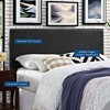 Modway Phoebe King Upholstered Vinyl Headboard -  Dense Foam Padding  - Assembly RequiredPU+25kg/M3 density foamFrame is solid wood and CARB P2 panel - 4 of 4