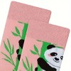 Pink Bamboo Panda Socks (Women's Sizes Adult Medium) from the Sock Panda - 2 of 3