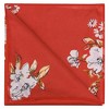 Elerevyo Men's Floral Print Soft Wedding Party Pocket Squares 1 Pcs 11.8"×11.8" - 4 of 4