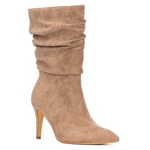 Fashion To Figure Women's Fiona Heeled Boot - Wide Width - 1 of 4