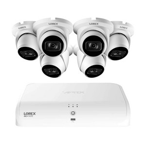 Lorex 4K 16-Camera Capable 2TB NVR System with 6 Dome Cameras N91062-8CD6-E - 1 of 4