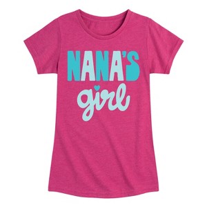 Girls' - Instant Message - Nanas Girl Fitted Short Sleeve Graphic T-Shirt - 1 of 4