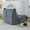 Floor sofa Bean Bag Chair for Adults Fireside Bean Bag Lounger Memory Foam Chair for Home - 2 of 4