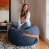 Big Joe Bean Bag Chair with Removeable Cover, Foam Filled, Multiple Sizes and Fabrics, All Ages - 2 of 4