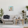 Stupell Industries Modern Fox Blue Accent Animal Black Framed Giclee Art - 2 of 4