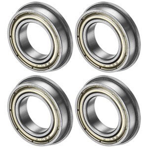 Unique Bargains Chrome Steel Durable Multipurpose Use Flanged Ball Bearing - 1 of 4