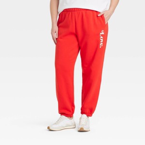 Women's Leisure Studio Graphic Joggers - Universal Thread™ - 1 of 3