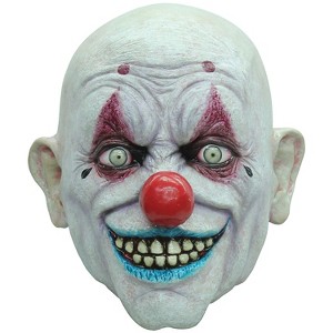 Ghoulish Mens Crappy the Clown Costume Mask - 16 in. - White - 1 of 1