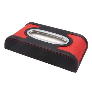 Unique Bargains Auto Car Storage Holder Mobile Phone Faux Leather Pocket Bag  Black 3.5 X 2.6 X 1.4 : Target