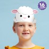 Big Dot of Happiness Paper Farm Animal Headbands, Barnyard Party Crowns for Kids Farm Birthday, DIY Pig, Horse, Sheep, Cow Party Hat Favors, 16 Count - 2 of 4