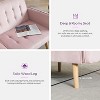 TYBOATLE 65" Convertible Faux Leather Futon Sofa Bed, Modern Upholstered Couch with USB, Folding Loveseat for Small Space, Apartment, Dorm, Office - 4 of 4
