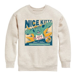 Boys' - Disney - Nice Kitty Graphic Long Sleeve Fleece Sweatshirt - 1 of 4