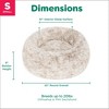 FurHaven Calming Cuddler Long Fur Donut Dog Bed - 2 of 4