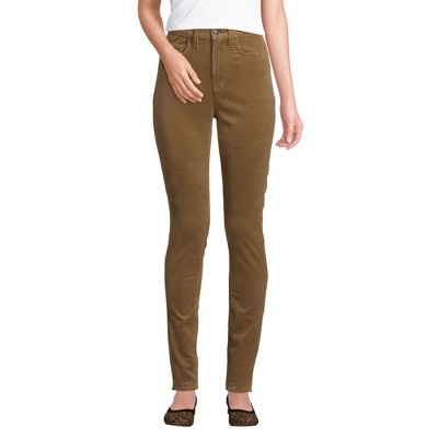 Lands' End Women's Slender High Rise Corduroy Skinny Pants