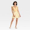 Women's Ruffle Sleeve Woven Halter Top - A New Day™ - 3 of 3