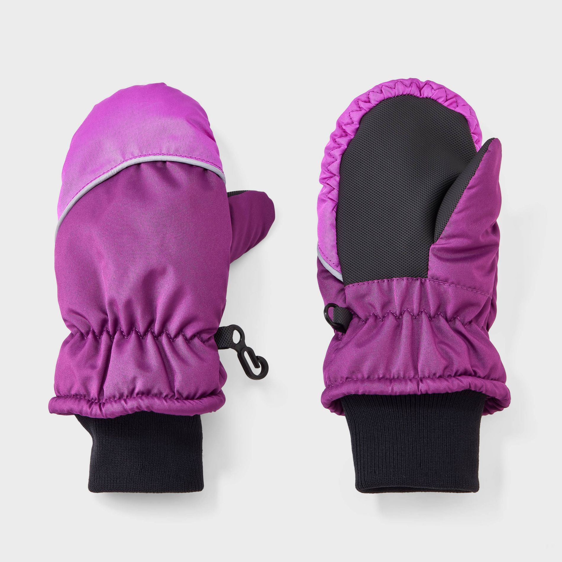 Toddler Girls' Colorblock Snowplay Ski Mittens - Cat & Jack™ Purple