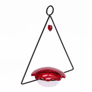 Birds Choice Hummingbird Swing Bird Feeder 3oz - Red: Weather-Resistant, Easy Hang Design - 1 of 3