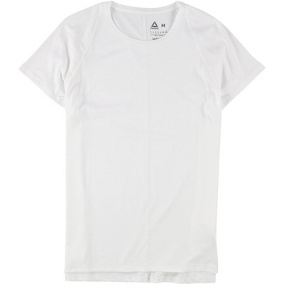 Reebok Womens Smartvent Graphic T-Shirt, White, Medium