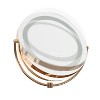 CAVINAS Corner Makeup Vanity 360-Degree Rotating Mirror Dressing Table with Mirror with Large Storage Space Vanity with Drawers for Bedroom, White - 4 of 4