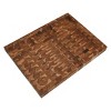 EcoDecors FSC Teak 20x15 End Grain Cutting Board with Charcuterie Tray - 2 of 4