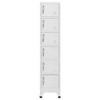 VidaXL Locker Cabinet Light Gray 15 in.x15.7 in.x70.9 in. Steel - 2 of 4