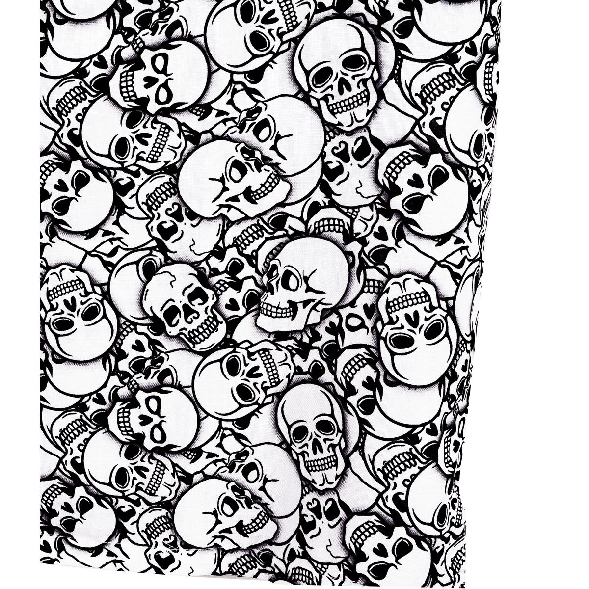 LA LEELA Men's Halloween Costumes Hawaiian Shirts Short Sleeve Button Down Shirt Mens Beach Casual Tropical Shirts for Men XXL Black Allover Skulls - thumbnail 6