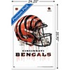Trends International NFL Cincinnati Bengals - Drip Helmet 20 Framed Wall Poster Prints - 3 of 4
